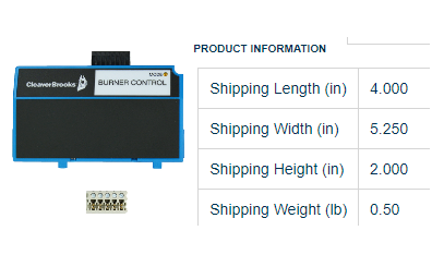 TAPA DE MODULO DE REINICIO - CLEAVER BROOKS - 833-2820 (REFACCION)