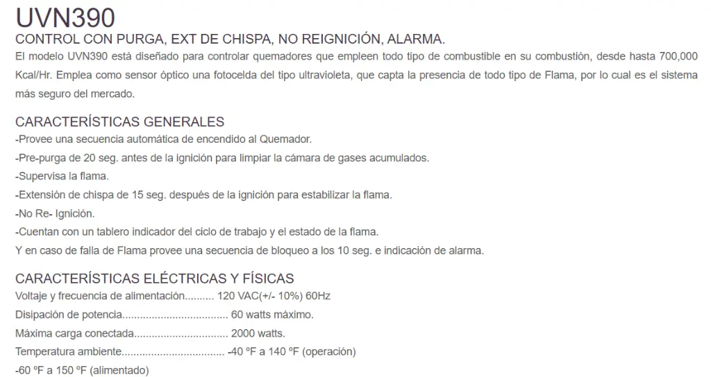 uvn390 datasheet .webp