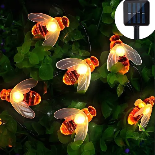 SERIE SOLAR ABEJA  60 LUCES 11MTS