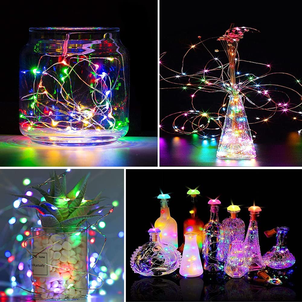 SERIE SOLAR ALAMBRE COLORES 200 LUCES 20MTS 