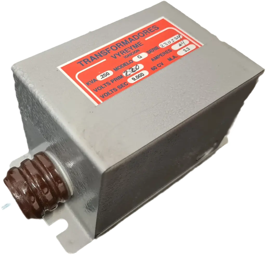 TG-220 VYREYME TRANSFORMADOR IGNICION TIPO G / 1 BORNE 220 VAC/9000V