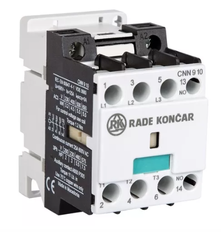 CNN 9 10 _220VAC CONTACTOR CNN 9 10 - 9 A - RADE KONCAR