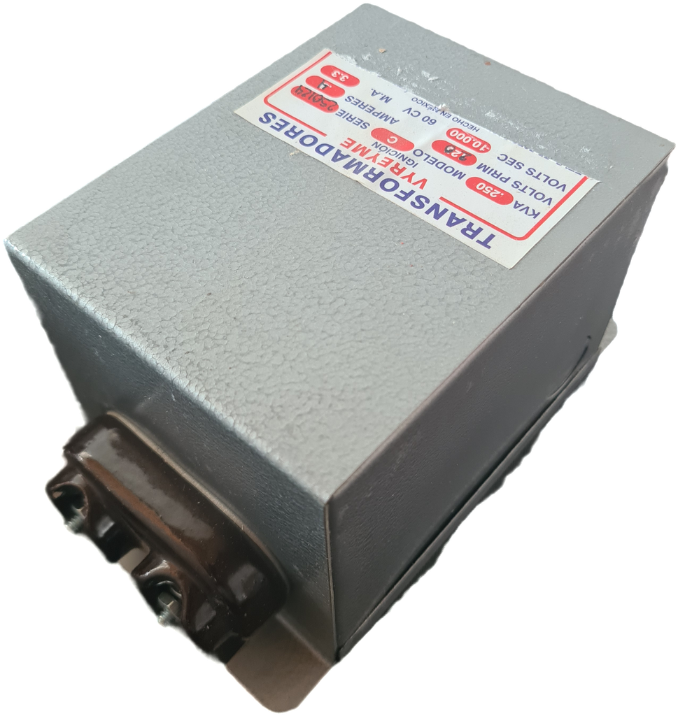 TC-220 TRANSFORMADOR IGNICION VYREYME - TIPO C / 2 BORNES 220VAC/10000V