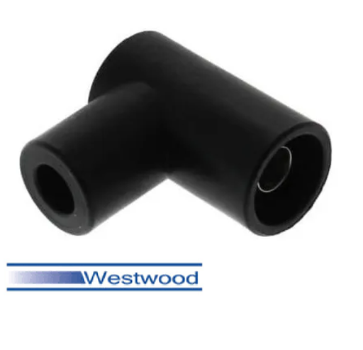 [E9-AEBF] CAPUCHON CURVO WESTWOOD/ELECTRODO CONECTOR PARA BUJIA